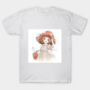 little mushroom girl T-Shirt